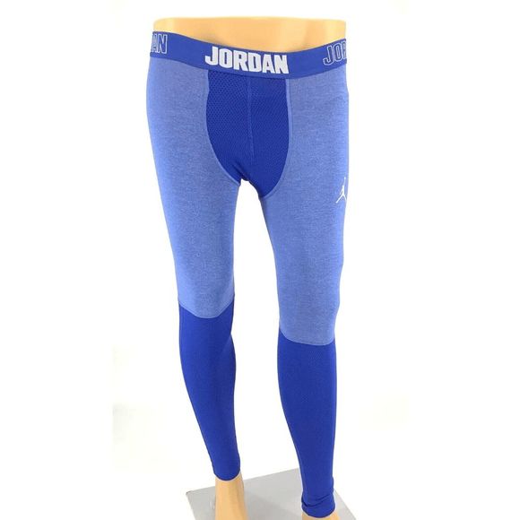 📦 NEW Mens Small NIKE JORDAN Compression Training Tights Pants Blue AO9223-493 - Picture 1 of 5